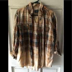 Bleached Flannel Shirt